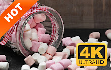 Marshmallow Hot Food HD New Tabs Themes small promo image