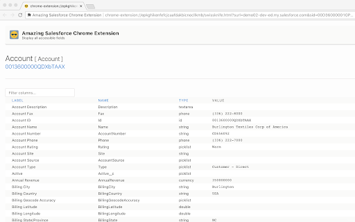 Amazing Salesforce Chrome Extension