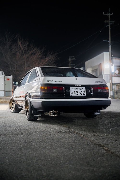 スプリンタートレノのドライブ・夜ドライブ・花粉症に関するカスタム事例の投稿画像1枚目