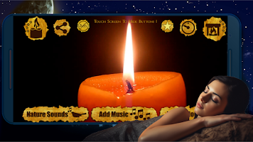 Night Light | Candle Fireplace Screenshot