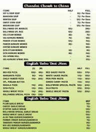 Cafe Bollywood menu 7