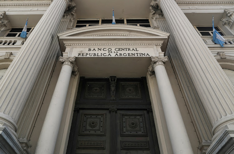 Argentina’s central bank in Buenos Aires, Argentina. A source says the Bank is considering raising its benchmark interest rate amid stubbornly high inflation. Picture: AGUSTIN MARCARIAN/REUTERS