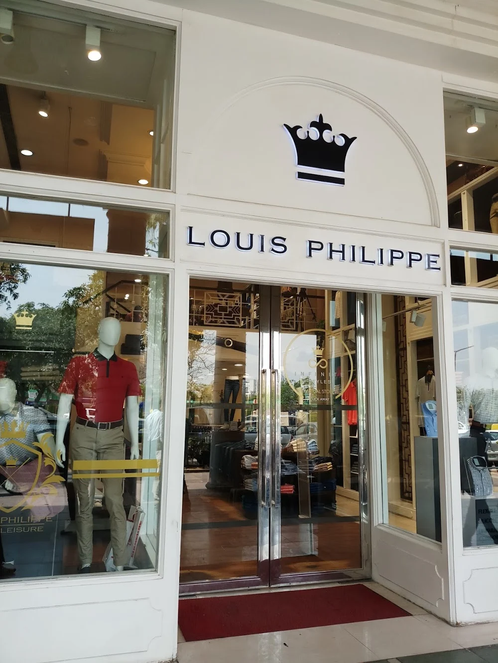 The inside look of Louis Philippe store.
