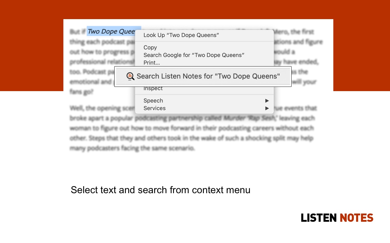 Listen Notes for Chrome - podcast search Preview image 6