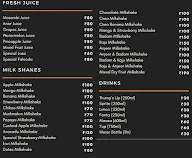 Juice Splash menu 1