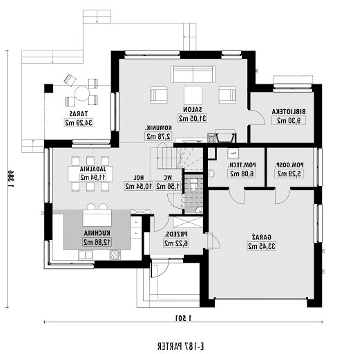 E-187 - Rzut parteru