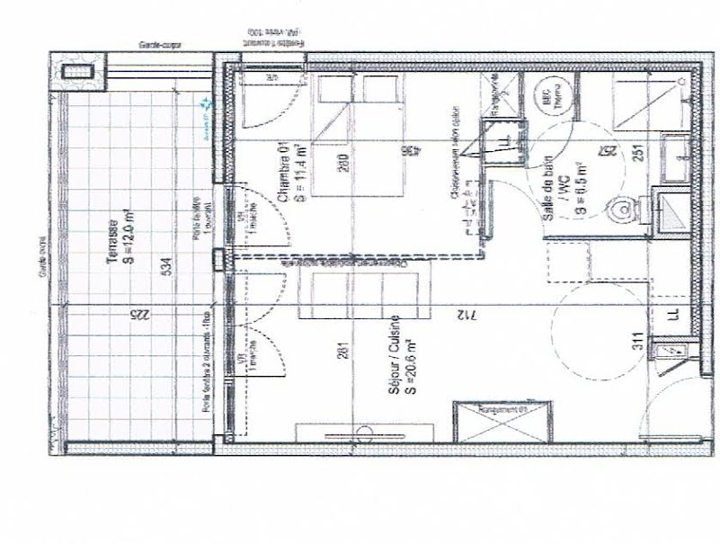 Vente appartement 2 pièces 39 m² à Nimes (30000), 197 000 €