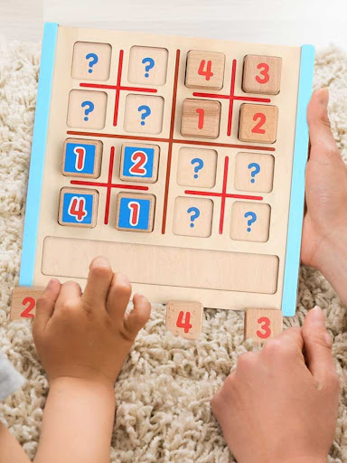 Title 3, Wooden Sudoku Jiugongge Game Chess Educational ...