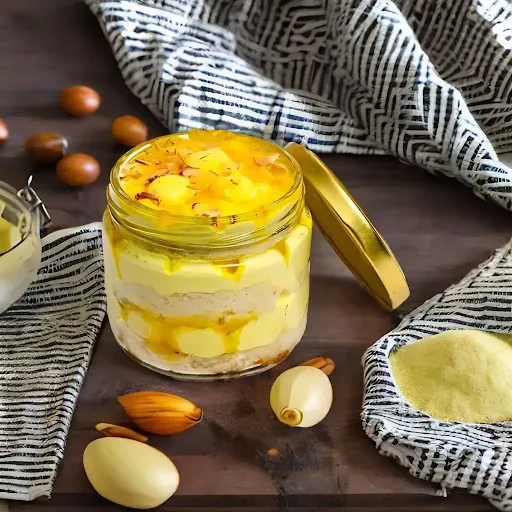 Eggless Rasmalai Jar Cake [200 Ml]