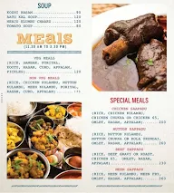 The Madras Mess menu 5