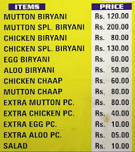 A-1 Mezban Shahi Biryani menu 1