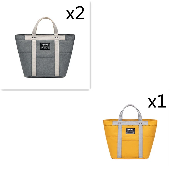 Sac isotherme familial, boîte à déjeuner épaissie en feuille d'aluminium, pour repas chauds et pique-niques