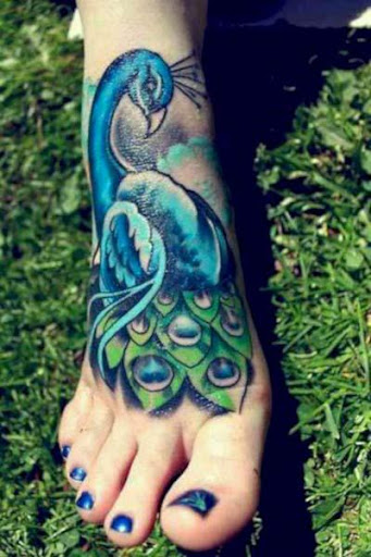 Women’s Foot Tattoo Design