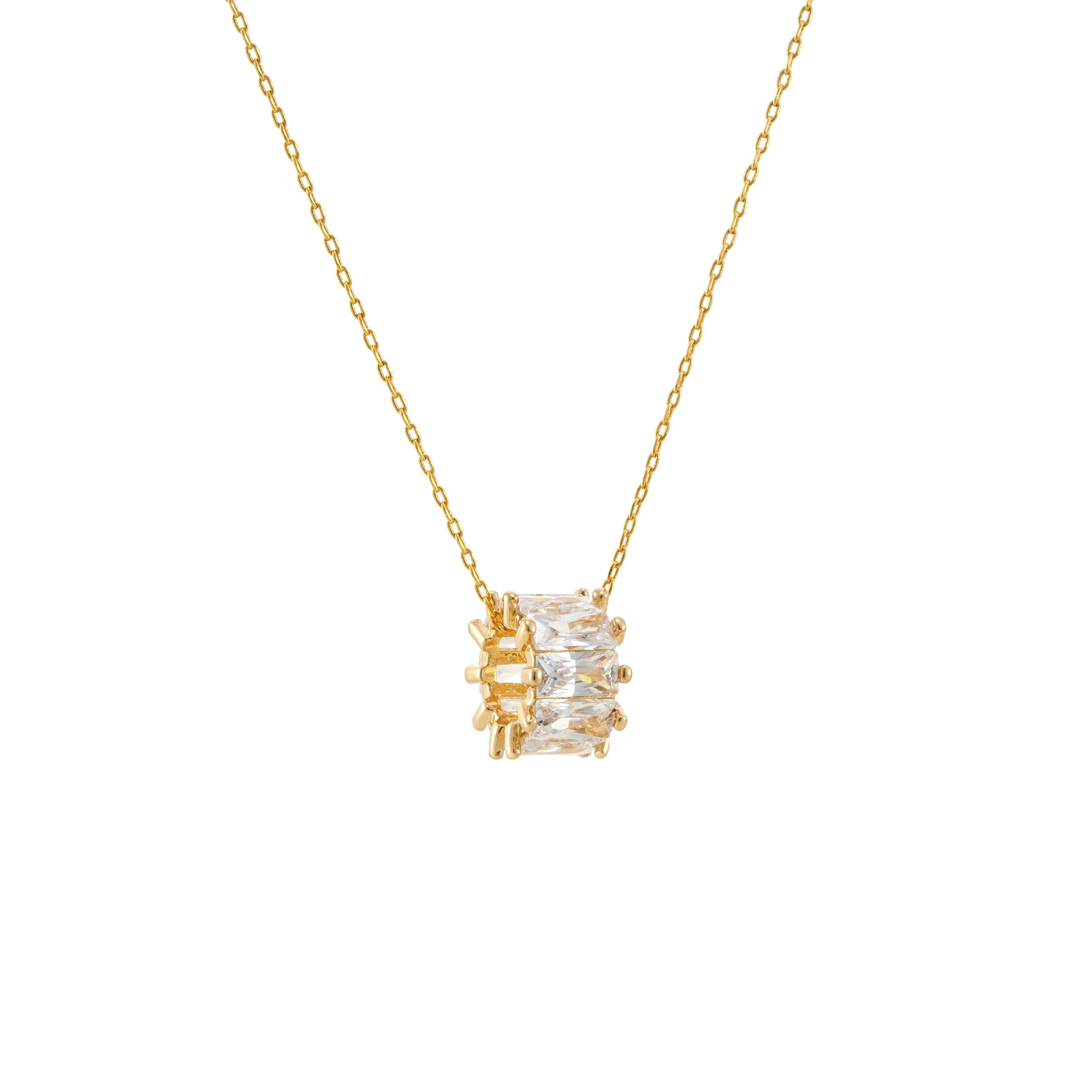 Title 5, Gelukswiel ketting met kleine taille, echt verg...