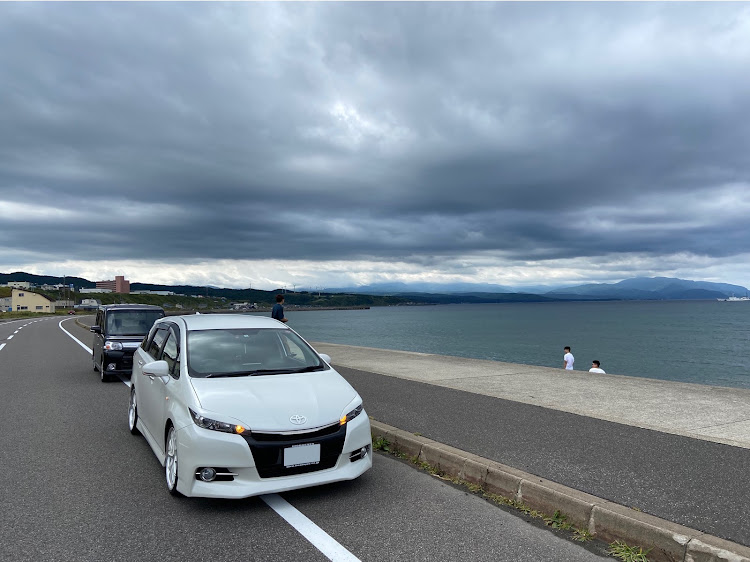 ウィッシュのタント・白銀の滝・オトンルイ風力発電所・ノシャップ岬に関するカスタム事例の投稿画像3枚目