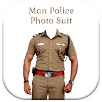 Man Police Photo Suit Editor - Police Dress