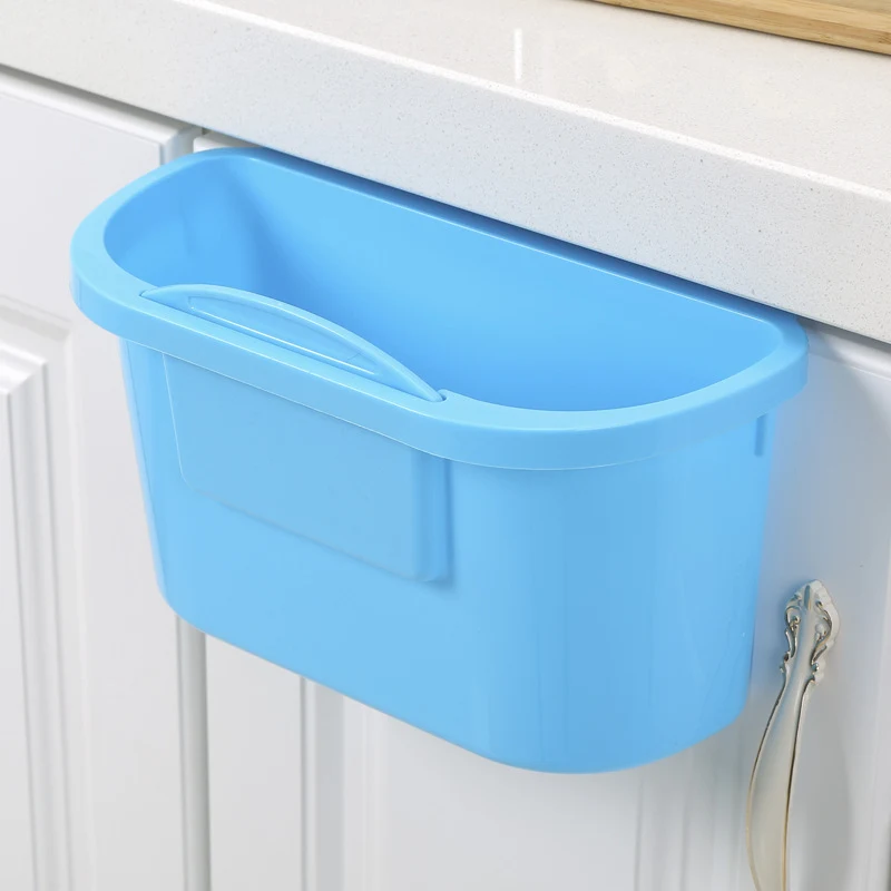 Kitchen Trash Can Cabinet Hanging Door Space Saving Conceals Trash Functional and Stylish Design Easy Installation for a