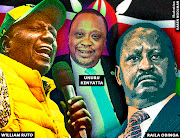 The president-elect, William Ruto (r) was declared victorious by the supreme court in Kenya, while outgoing president Uhuru Kenyatta (c) says he will ensure a smooth transition of power. Ruto's rival Raila Odinga (l), says he respects the court ruling.