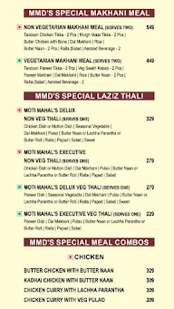 Moti Mahal Delux menu 2