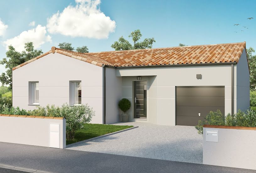  Vente Terrain + Maison - Terrain : 361m² - Maison : 90m² à La Garnache (85710) 