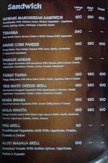 Akkad Bakkad Bombay Boom menu 