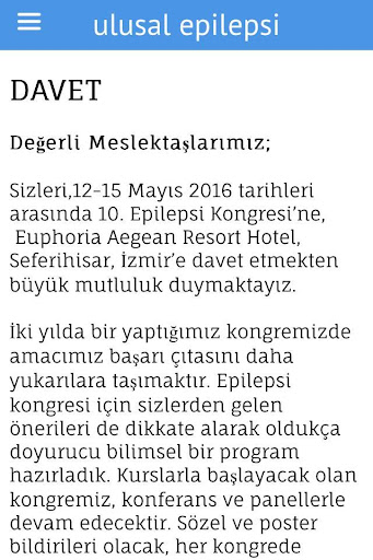 Ulusal Epilepsi Kongresi