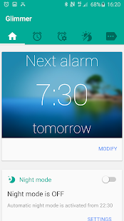  Glimmer (luminous alarm clock)- screenshot thumbnail  