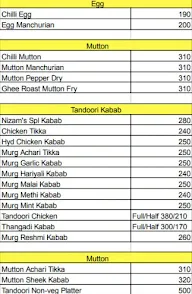 Nizam's Kitchens menu 3