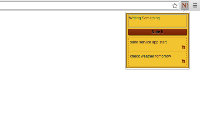Note It ! chrome extension