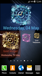 How to get Gold Wallpaper Clock 4.1.3 apk for pc