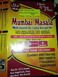 Mumbai Masala menu 1