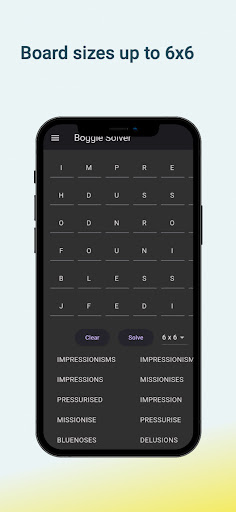 Screenshot Boggle Solver