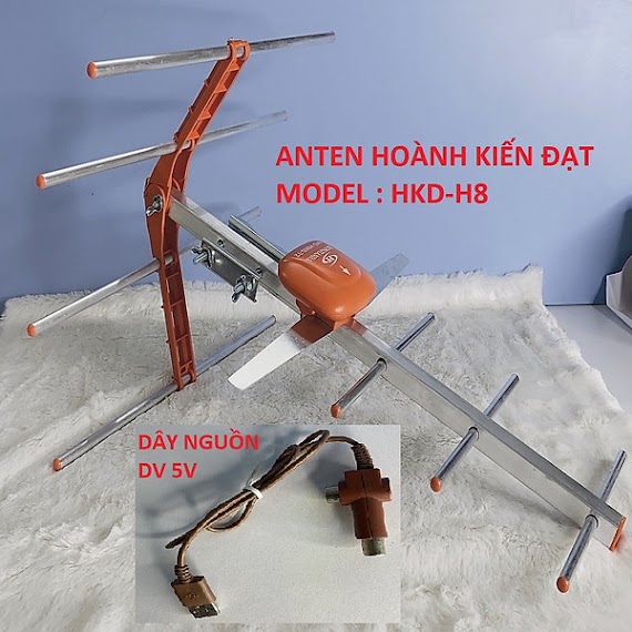 ANTEN KHUẾCH ĐẠI HOÀNH KIẾN ĐẠT MODEL HKD-H8,CÓ DÂY CẤP NGUỒN 5V ,HÀNG CHÍNH HÃNG.