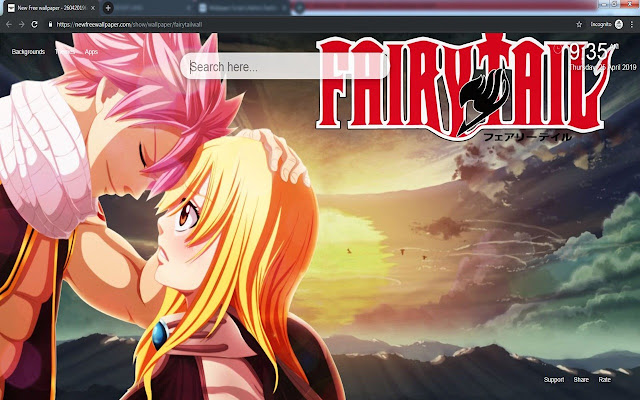 Fairy Tail Wallpaper HD Themes New Tab