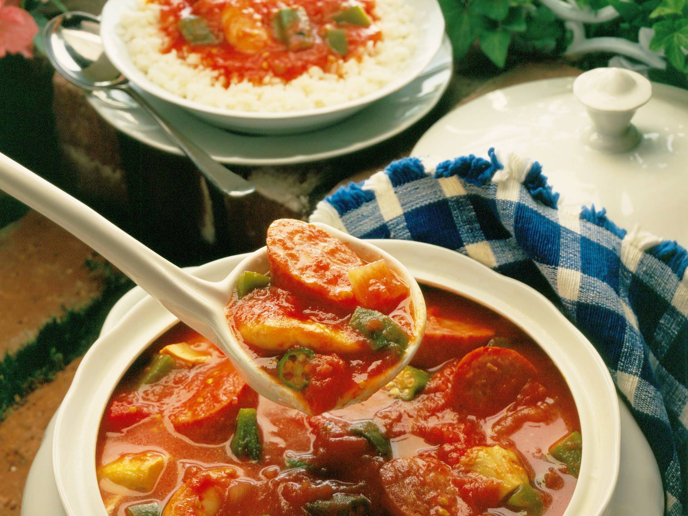 Instant Pot Rotisserie Chicken Gumbo Soup - DadCooksDinner