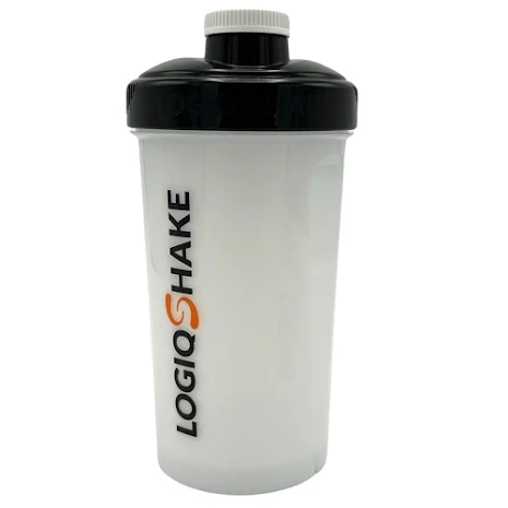 LogiQ Whey Shaker Black & White, 700 ml