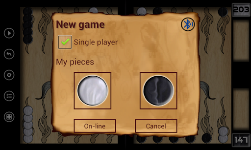 Screenshot Backgammon Online