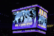 Tribute for former Los Angeles Lakers Kobe Bryant, Gianna Bryant and victims before the Anaheim Ducks play against the Arizona Coyotes at Honda Center.