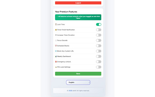 Save Time – Focus & Block Distractions