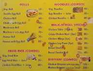 Walk - N - Rolls menu 1