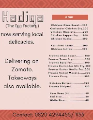 Hadiqa menu 1