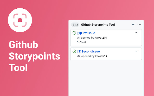 Github Storypoints Tool chrome extension