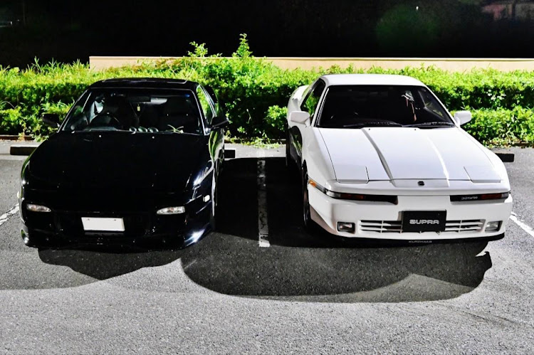 スープラのRPS13改・180sx・友人の車と並べたに関するカスタム事例｜車 ...