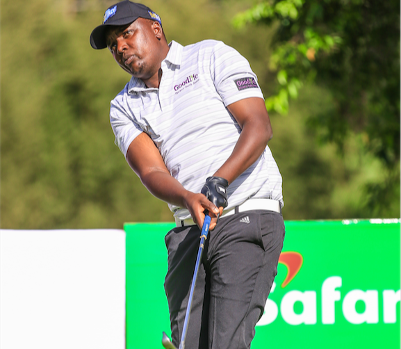 Michael Karanga in action during a past tournament