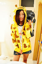 kuning, giraffe kwangsoo, fleece, Hoodie, hoodie korea murah, korea, murah, warna, Pre Order, fashion korea, hoodie lucu