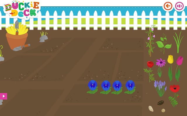 Garden Games at Duckie Deck chrome extension