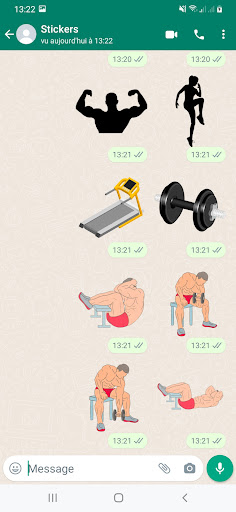 Fitness Stickers For WhatsApp