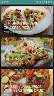 Pizza Recipes - ( Vegan ) - náhled