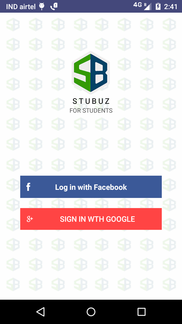 StuBuz Screen 2