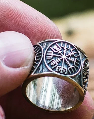 Alloy muški prsten sa skandinavskim - 2